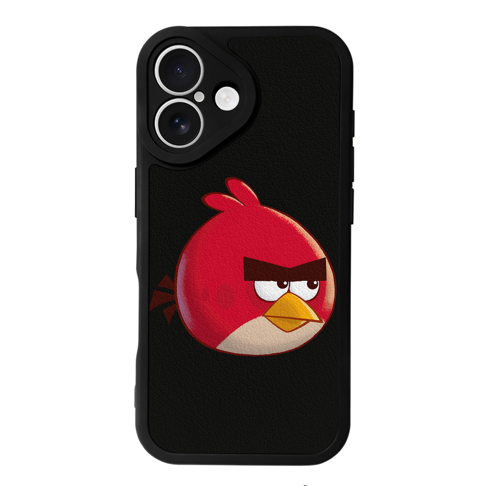 （画像用） Angry Birds アングリーバード 【iPhone 16シリーズ対応】シリコンスマホケース（レザー調） 材質：シリコン
